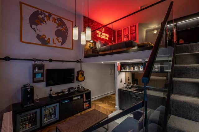 Apartment-style room in BrewDog DogHouse hotel in Edinburgh (Photo: BrewDog).
