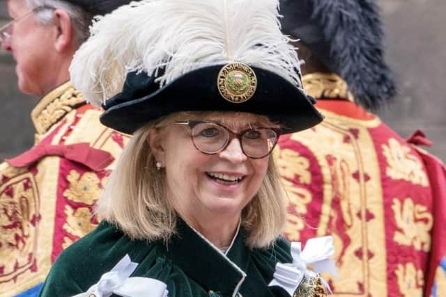 Lady Elish Angiolini, Scotland's former Lord Advocate and a member of the Order of the Thistle, Scotland's highest order of chivarly, will take part in the Recognition part of the Coronation ceremony . PIC PA.