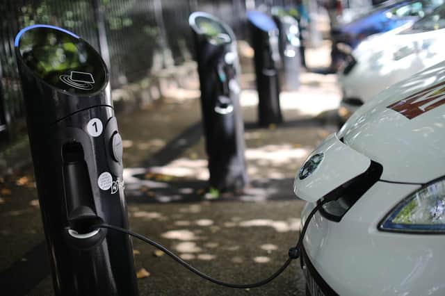 Scotland can learn from London where electric vehicle (EV) charging stations are becoming an increasingly common sight (Picture: Dan Kitwood/Getty Images)