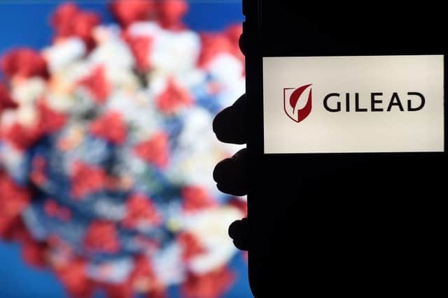 Gilead announced on March 25 that it had submitted a request to the Food and Drug Administration to rescind the exclusive marketing rights it had secured for remdesivir (Photo: OLIVIER DOULIERY/AFP via Getty Images)