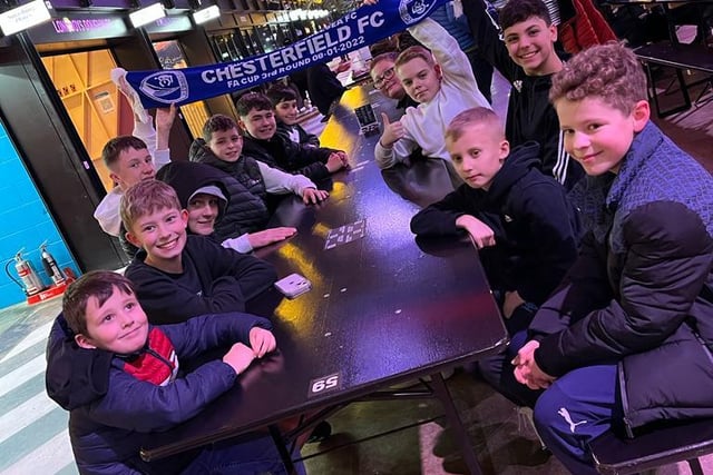 Jason Flaxman took a group of lads for Brampton Rovers U13 to the match