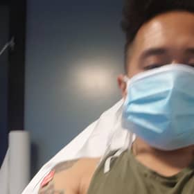 Daryl Doblados - the long-distance runner who is recovering from Covid-19 has shared a video of him talking about his experience on Facebook as he warned young people to take the disease seriously. PA Photo.