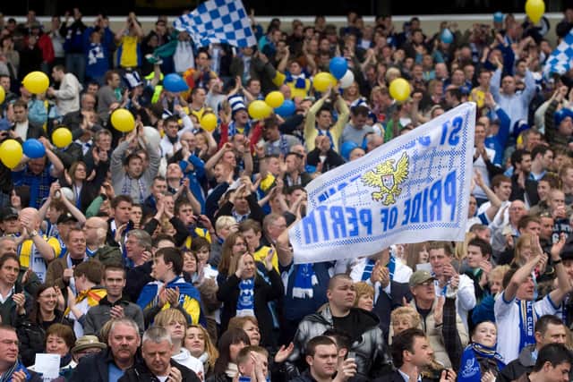 St Johnstone and Hibs fans will be in attendance at Hampden Park for the Scottish Cup final. Picture: SNS