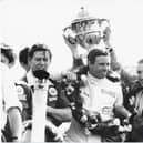 Jim Clark winning the 1967 British GP