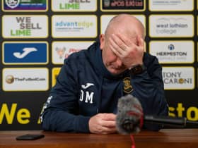 Livingston boss David Martindale may be forced back to the drawing board. Picture: SNS