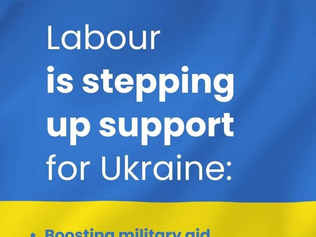 Labour support for Ukraine
