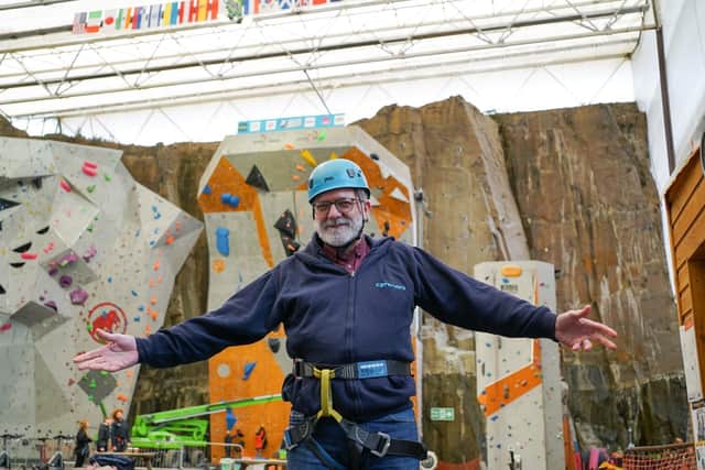 Ewan Aitken is to abseil off the Forth Rail Bridge to raise cash for Cyrenians