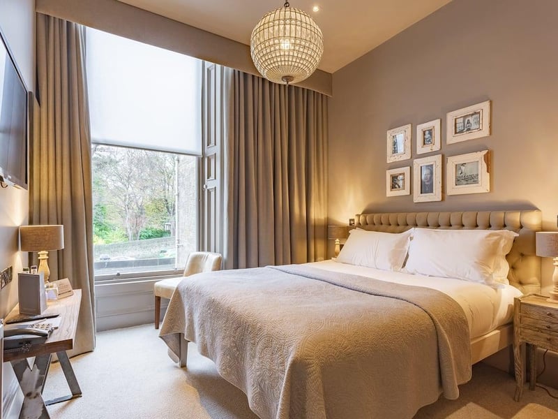 This period hotel is tucked away in a leafy suburb close to Murrayfield Stadium and the zoo. It has an onsite restaurant serving Scottish classics, plus a garden for dining and drinking alfresco. The Murrayfield Hotel boasts plush décor and guests are welcomed with luxuries including Scottish shortbread and The Soap Co. toiletries. With Princes Street just a 14-minute tram ride away, this would be a fantastic spot for a mini break with your loved one. Prices start from £150 for two people for two nights.