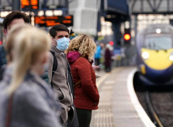 Face masks should still be worn in crowded places to reduce the spread of Covid, says Dr Gwenetta Curry (Picture: Gareth Fuller/PA)