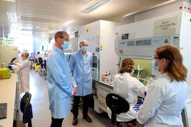 Researchers concluded that the vaccine is between 62 per cent and 90 per cent effective, depending on how and when the two necessary doses of the jab are administered. (Photo by Steve Parsons / POOL / AFP)