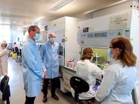 Researchers concluded that the vaccine is between 62 per cent and 90 per cent effective, depending on how and when the two necessary doses of the jab are administered. (Photo by Steve Parsons / POOL / AFP)