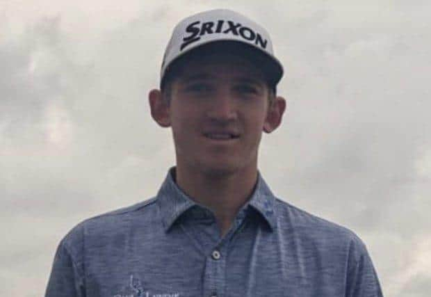 Paul Lawrie Founation ambassador Callum Scott boosted his Walker Cup hopes by finishing joint-third in the Links Trophy. Picture: Paul Lawrie Foundation