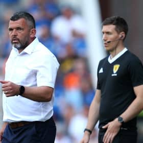 St Johnstone manager Callum Davidson during the cinch Premiership match with Rangers. (Picture: Robert Perry/PA Wire.)