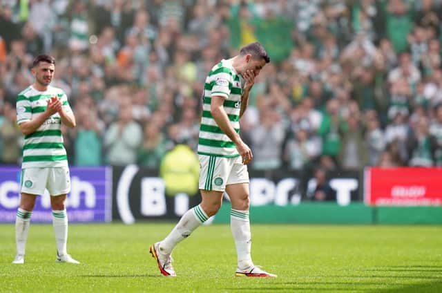 Tom Rogic could not hide his emotion in his last match for Celtic.