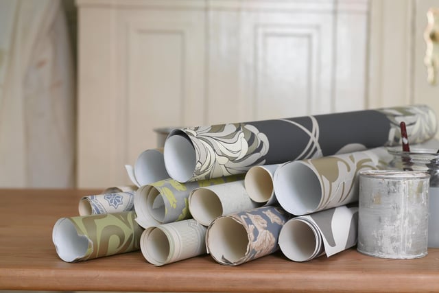 10 rolls of wallpaper.
Cost: £225 each