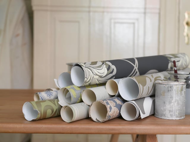 10 rolls of wallpaper.
Cost: £225 each