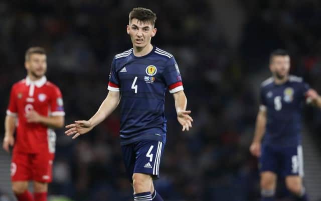 Billy Gilmour received a standing ovation from the Scotland fans for his performance against Moldova. (Photo by Alan Harvey / SNS Group)