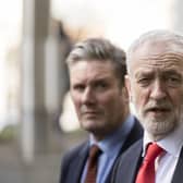 Keir Starmer and Jeremy Corbyn pictured in 2019, when the former was on the Labour frontbench and the latter was party leader (Picture: Thierry Monasse/Getty Images)