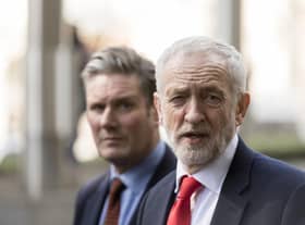 Keir Starmer and Jeremy Corbyn pictured in 2019, when the former was on the Labour frontbench and the latter was party leader (Picture: Thierry Monasse/Getty Images)