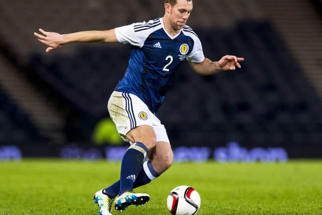 That free-running style for Scotland against Denmark in 2016.