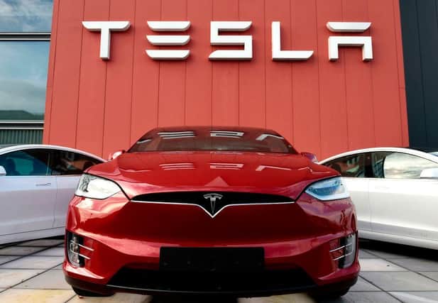 The share price of Tesla is tumbling (Getty Images)