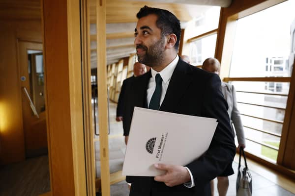 As the Scottish Greens exit government, Humza Yousaf and the SNP should follow them out the door as quickly as possible (Picture: Jeff J Mitchell/Getty Images)