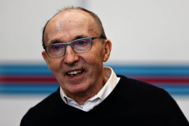 Sir Frank Williams pictured in Sakhir, Bahrain, in 2016 (Picture: Mark Thompson/Getty Images)