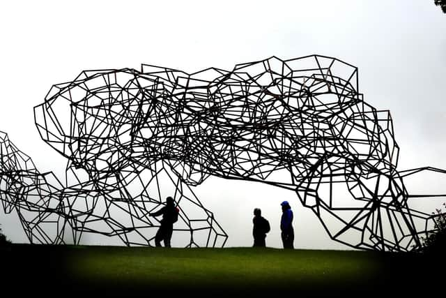 Antony Gormley's Firmament sculpture is one of the most popular works of art at Jupiter Artland.