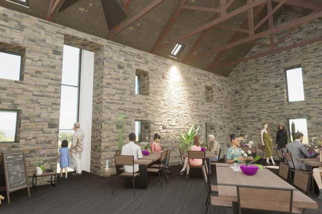 Artist's impression of the refurbished old mill that will form part of Dunnet Bay Distillers.