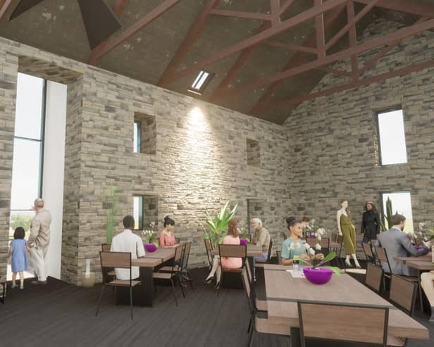 Artist's impression of the refurbished old mill that will form part of Dunnet Bay Distillers.