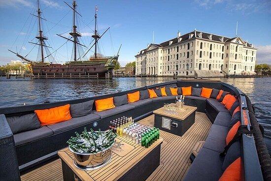 “Fun and informative and money well spent. Skipper and host were comical and enjoyable, telling us random but no less incredible facts about Amsterdam as we sailed through it.”