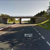 The A78 at Eglinton to Warrix was closed in both directions due to a serious road traffic collision (Photo: Google Maps).