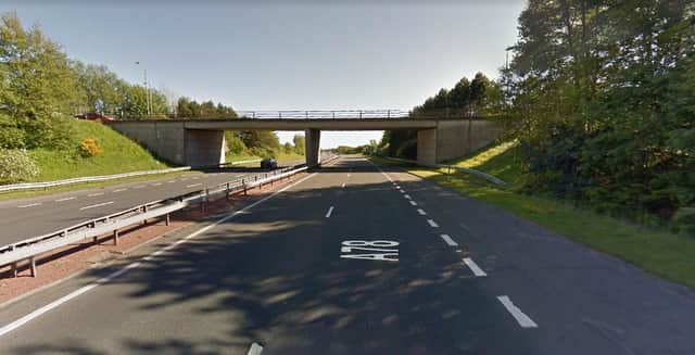 The A78 at Eglinton to Warrix was closed in both directions due to a serious road traffic collision (Photo: Google Maps).