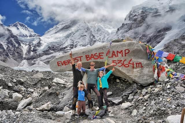 The family have spent over 100 days in the Nepalese mountains