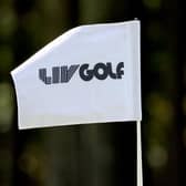 Hole flags during the pro-am prior to the LIV Golf Invitational - Boston at The Oaks golf course.