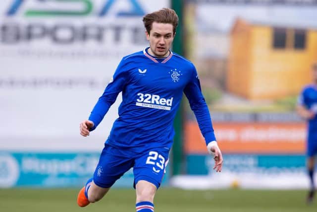 Scott Wright made his debut for Rangers as a second half substitute in the 1-1 draw at Hamilton. (Photo by Alan Harvey / SNS Group)