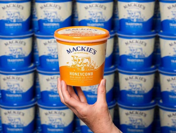 Mackie's has seen a greater presence on shelves of its second most popular flavour honeycomb. Picture: contributed.