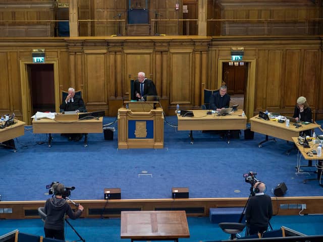 The Assembly is taking place mainly online with only a few present in the hall    Picture: Andrew O'Brien