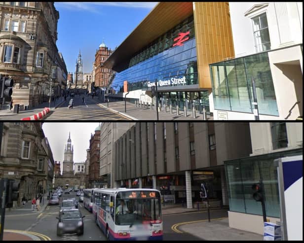 Queen Street Station before and after.