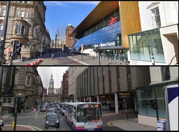 Queen Street Station before and after.