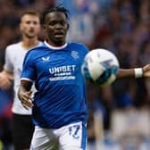 Rabbi Matondo during a UEFA Champions League Third Qualifying Round match between Rangers and Royale Union Saint-Gilloise at Ibrox Stadium, on August 09, 2022, in Glasgow, Scotland.  (Photo by Craig Williamson / SNS Group)