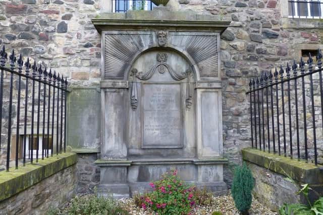 Final resting place: Adam Smith's grave in Canongate Kirkyard