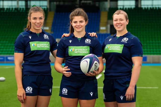 Louise McMillan, Lisa Thomson and Megan Kennedy are in the Scotland squad to face France on Saturday.
