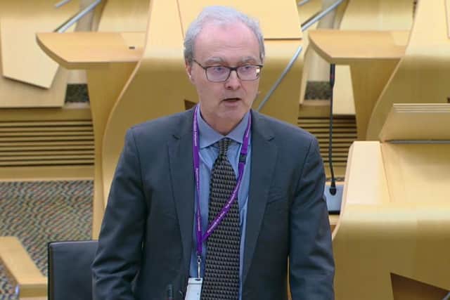 James Wolffe QC answered questions in Holyrood