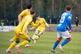 Kevin Nisbet's deflected free-kick made it 2-0.