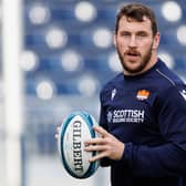 Mark Bennett during an Edinburgh Rugby training session at the Hive Stadium. (Photo by Ross Parker / SNS Group)