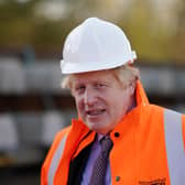 Prime Minister Boris Johnson during a visit to the Network Rail hub at Gascoigne Wood, near Selby, North Yorkshire, to coincide with the announcement of the Integrated Rail Plan. Picture date: Thursday November 18, 2021.