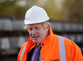 Prime Minister Boris Johnson during a visit to the Network Rail hub at Gascoigne Wood, near Selby, North Yorkshire, to coincide with the announcement of the Integrated Rail Plan. Picture date: Thursday November 18, 2021.