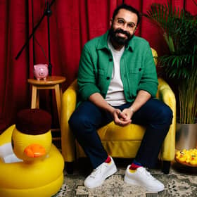 Stand-up comedian Mustafa Algiyadi