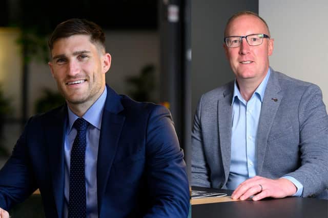 Jason Baggott (left) and Ross Penman